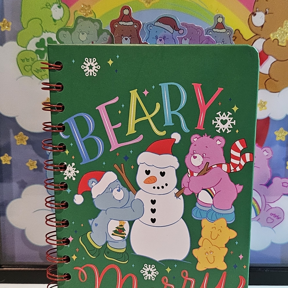 Care Bears Green Christmas Note Book